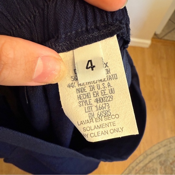 Elegant Navy Women's Blazer & skirt set vintage size 4 - Picture 7 of 12